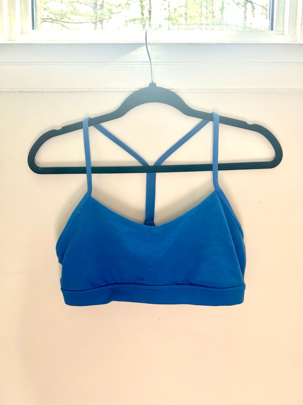lululemon athletica Blue Strappy T-Back Sports Bra